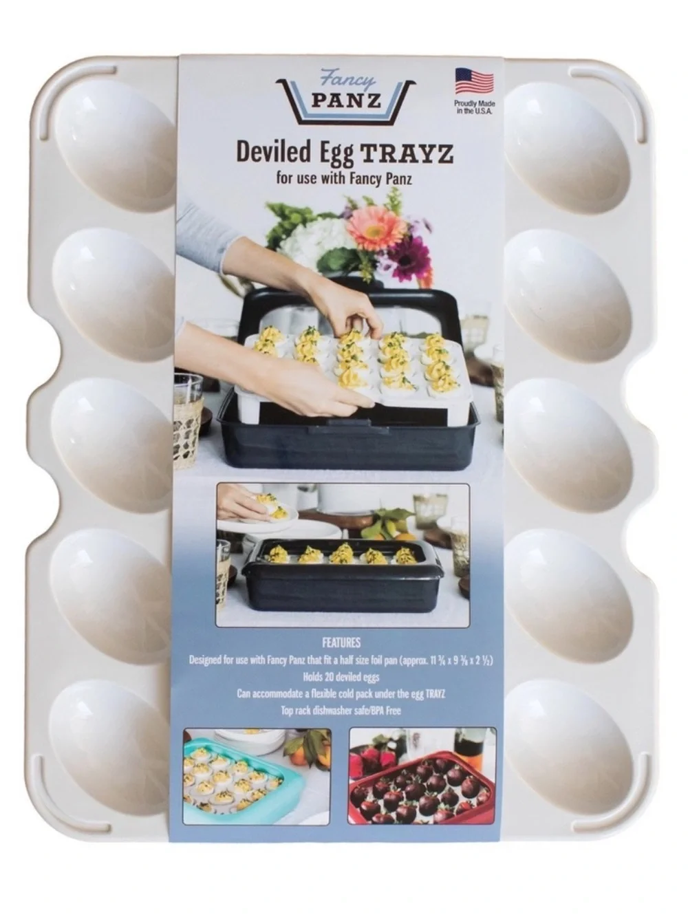 NWT Fancy PANZ Deviled Egg Trays 🥚